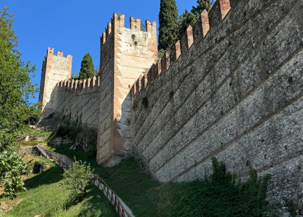 Soave castle wall