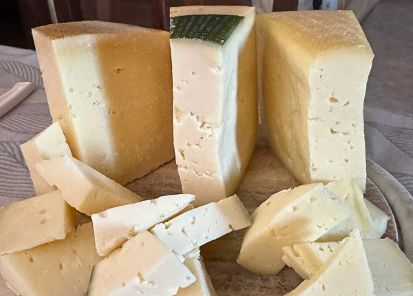 Lessinia cheese tasting in the mountains near Verona