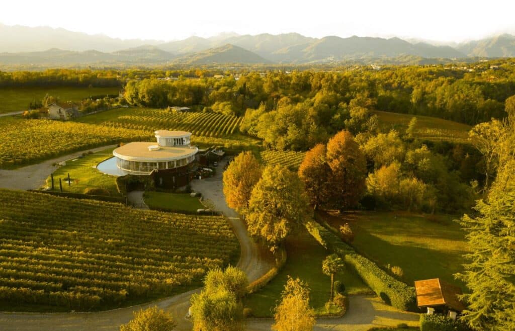 Lessona winery and vineyards in Alto Piemonte