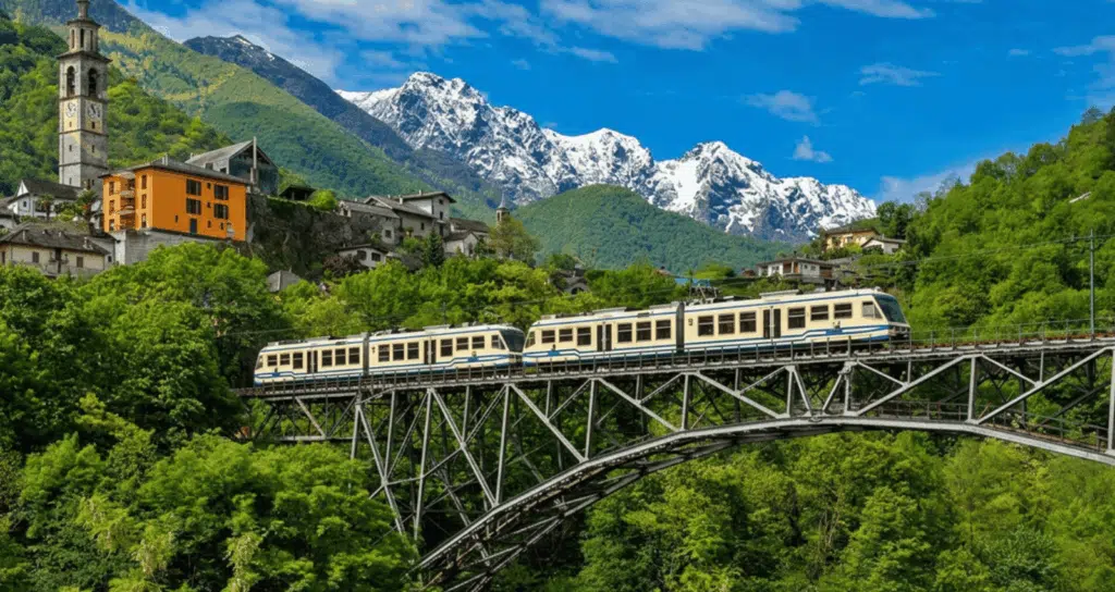 Ossola Valley food and scenic train tour