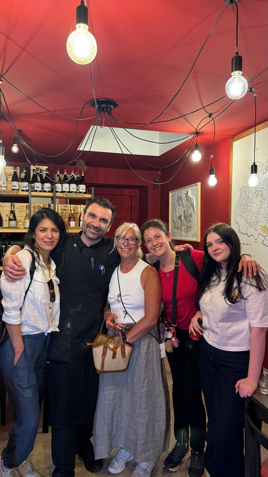 Bellia Experience guests meeting a local wine producer in Soave