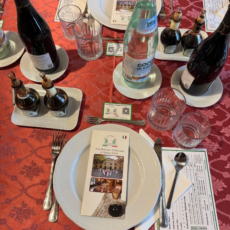 Lunch & Balsamic Vinegar Tasting
